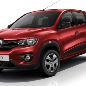 Renault-Kwid красного цвета